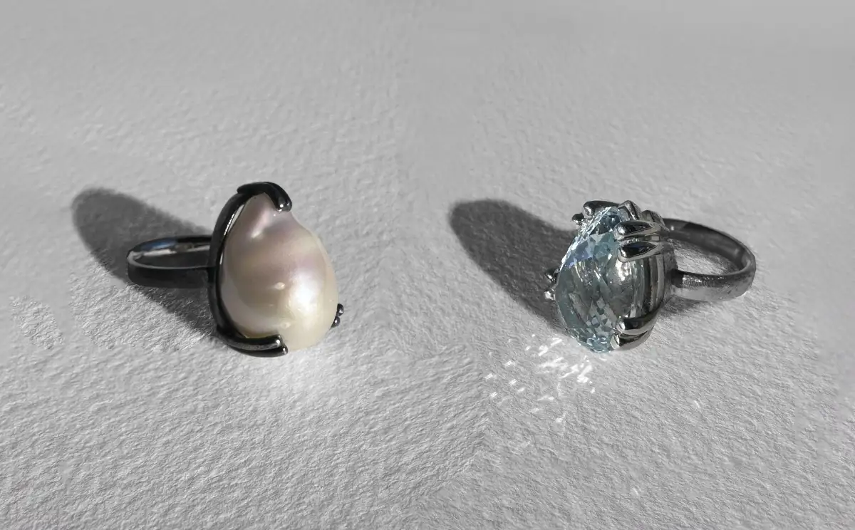 The Balance of Turquoise and Diamonds: